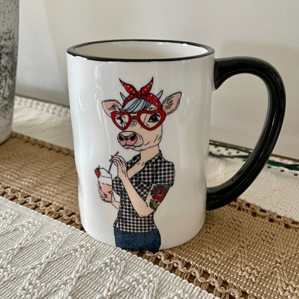 Signatures Housewares Stoneware Hipster Animal Mug